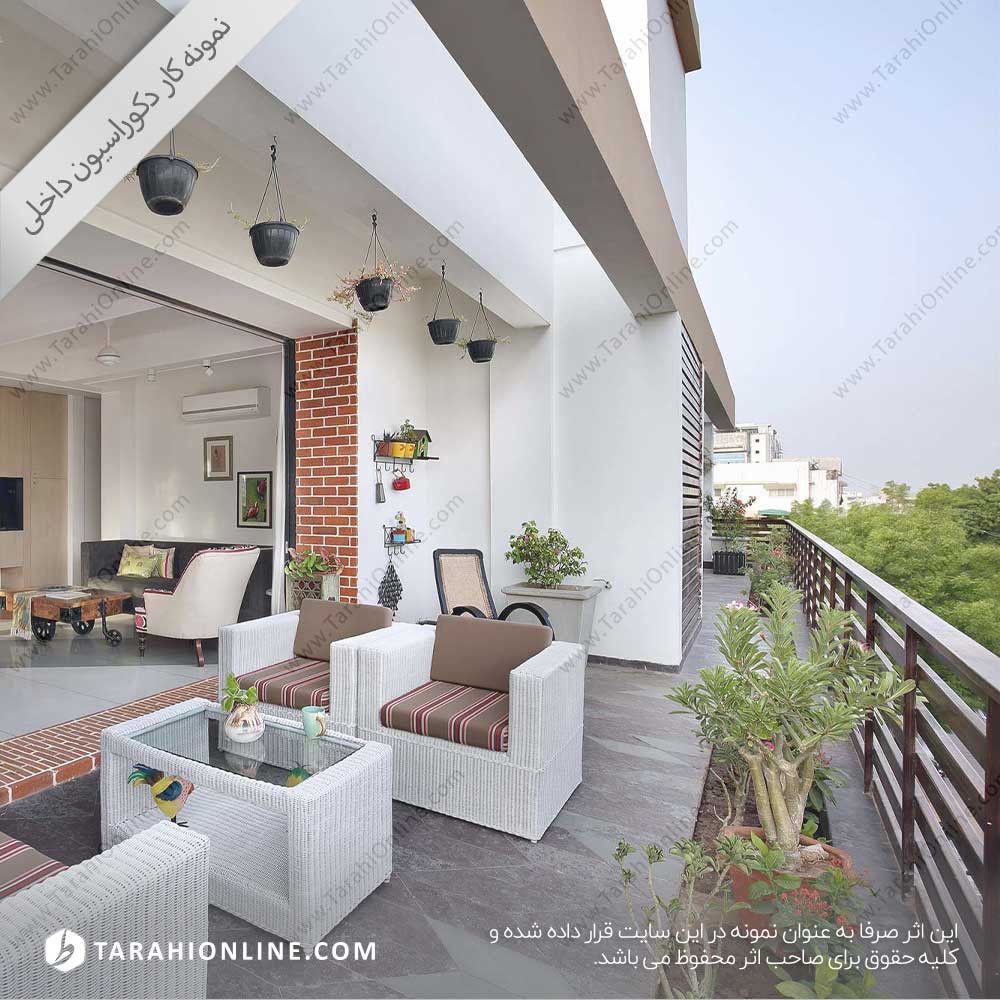 طراحی تراس گاردن ۱