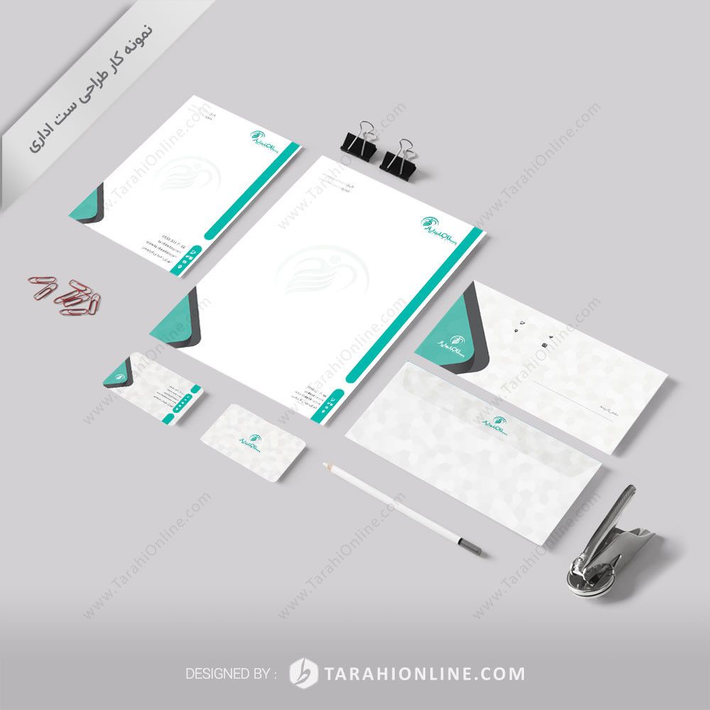 طراحی ست اداری سلامت یار