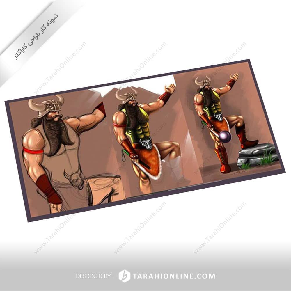 طراحی کاراکتر رستم و سهراب