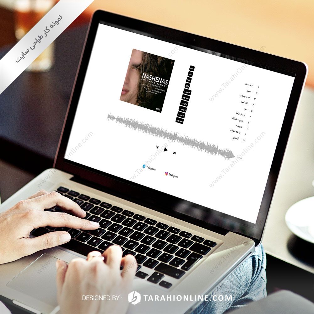 طراحی سایت شخصی امیر زمانی - نسخه دوم - تصویر 2